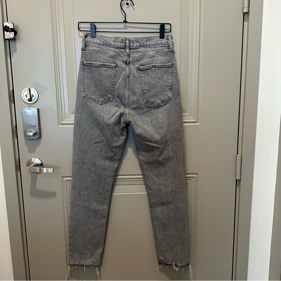 Agolde Straight Leg Denim Jeans Grey Wash Size 27 - Picture 2 of 8